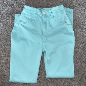 SOL LEON Light Blue Casual Pants